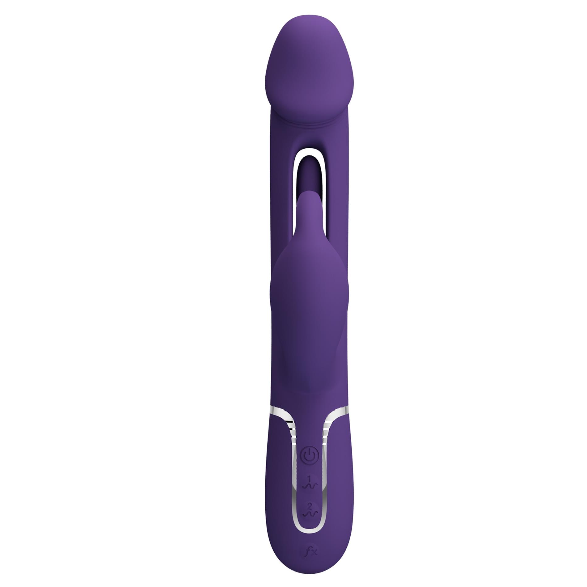 Pretty Love - Kampas Dark Purple, 7 Vibration Functions 4 Licking Settings