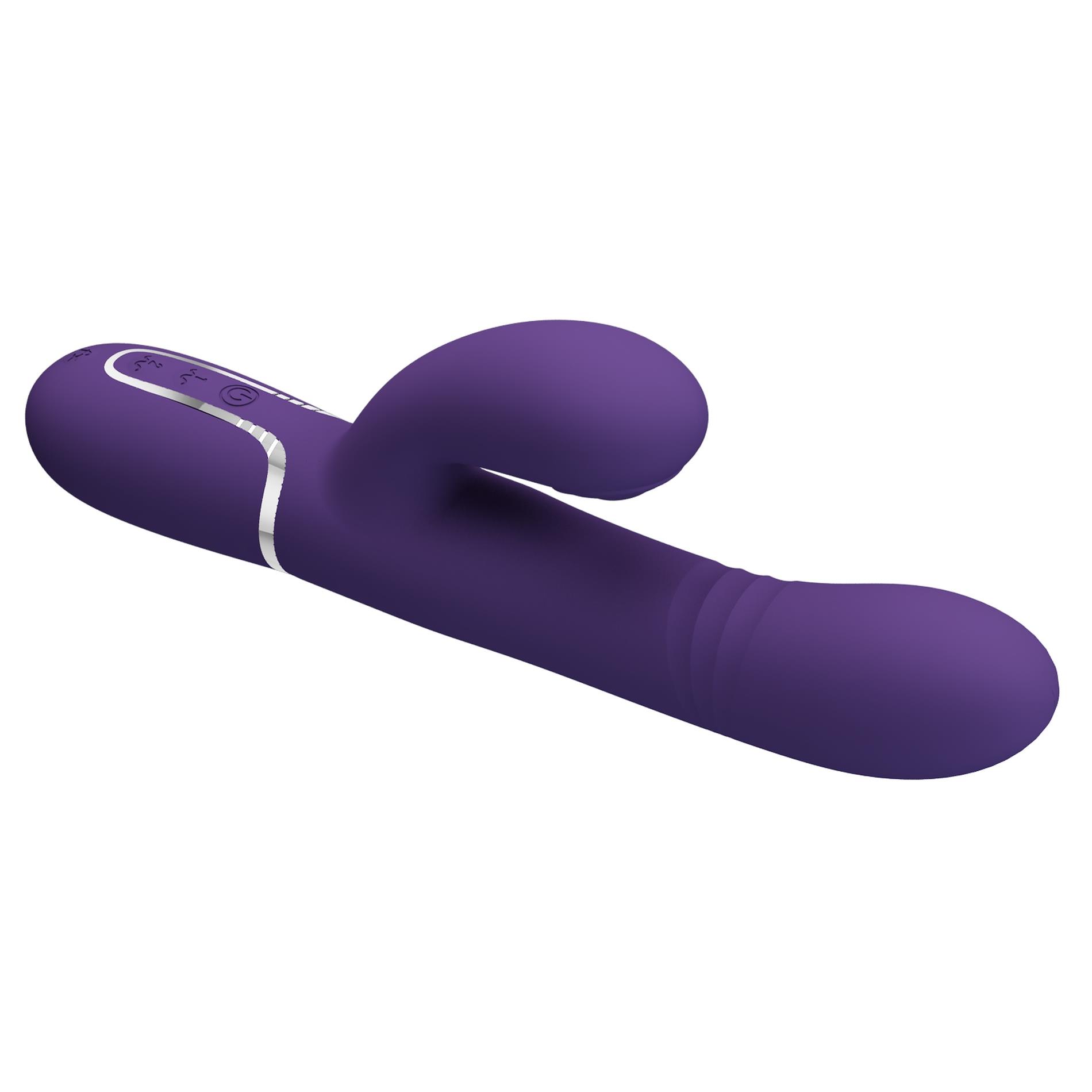 Pretty Love - Mariana Dark Purple, 7 Vibration Functions, 7 Thrusting Sett
