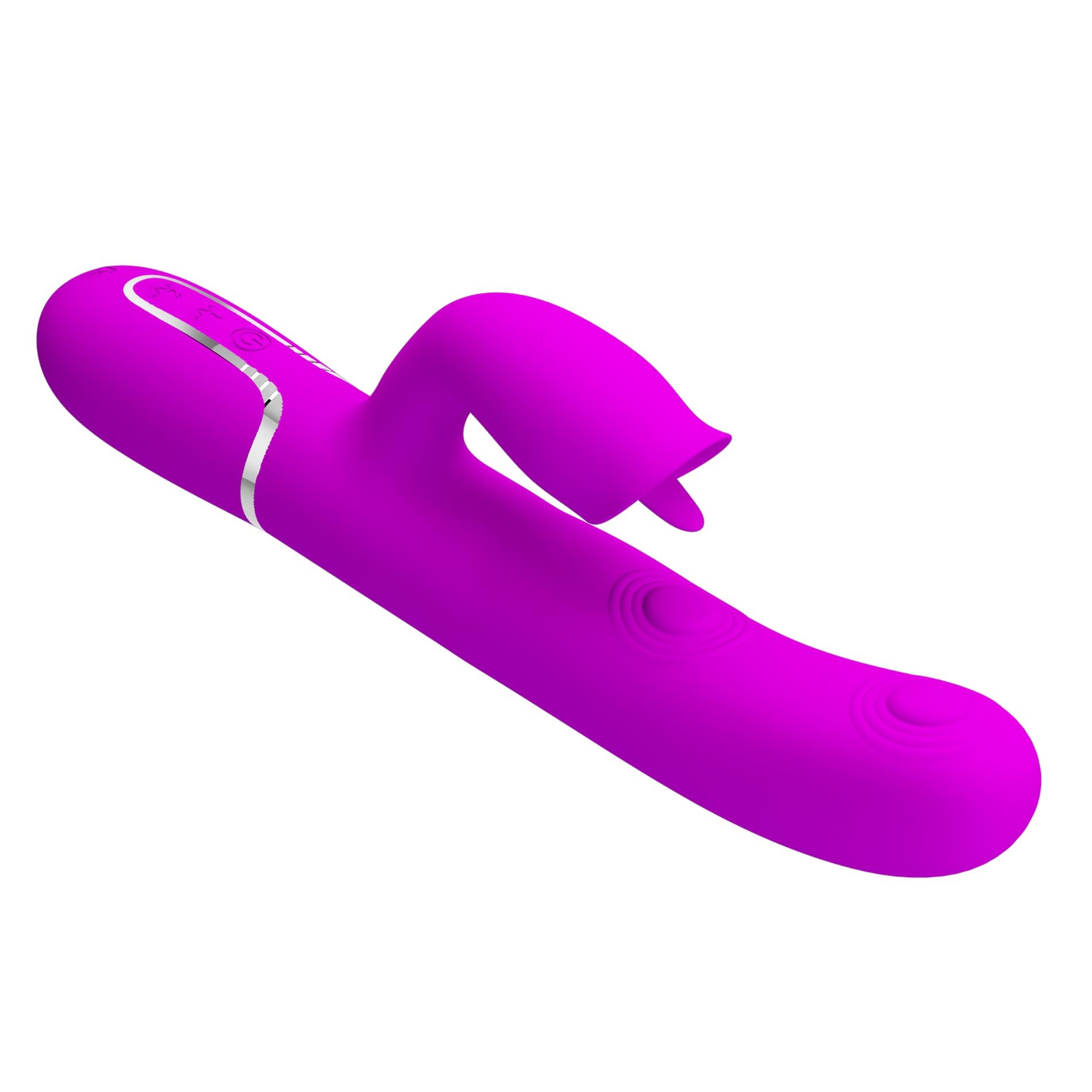 pretty love - gigi purple, 7 thumping functions 7 licking modes
