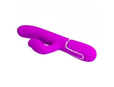 Wibrator króliczek Pretty Love Gigi fioletowy z lizaniem USB - 7