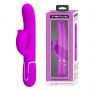 Wibrator króliczek Pretty Love Gigi fioletowy z lizaniem USB - 2
