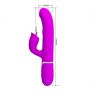 Wibrator króliczek Pretty Love Gigi fioletowy z lizaniem USB - 10