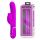 Wibrator króliczek Pretty Love Gigi fioletowy z lizaniem USB