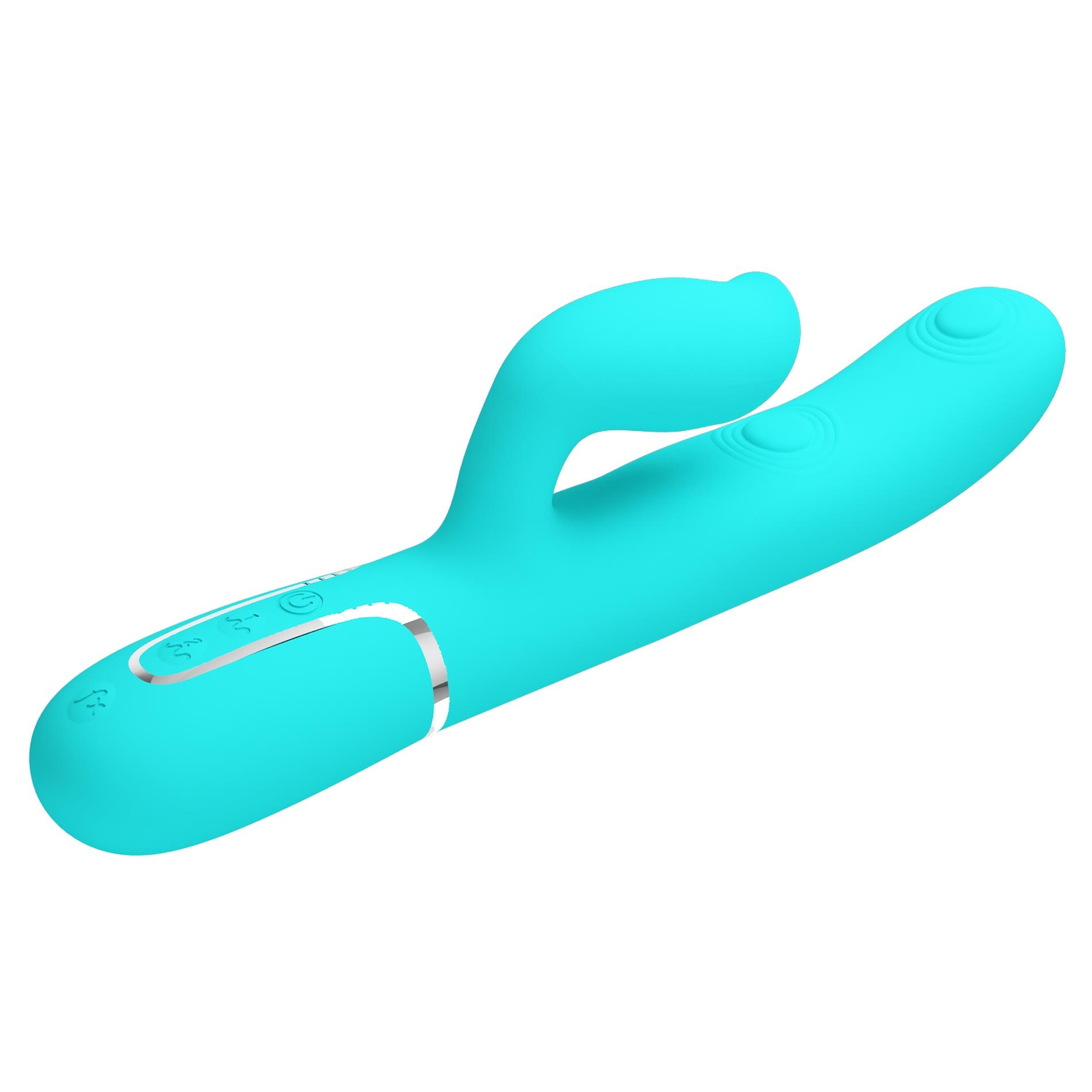 pretty love - gigi light blue, 7 thumping functions 7 licking modes