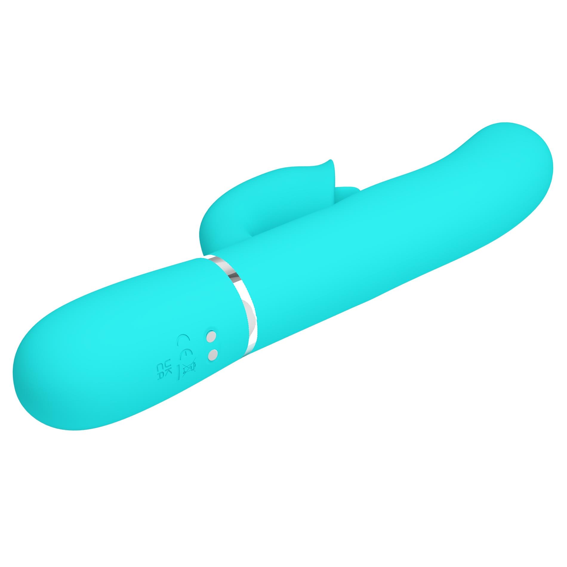 pretty love - gigi light blue, 7 thumping functions 7 licking modes