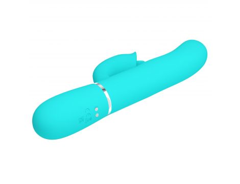 Wibrator króliczek Pretty Love Gigi jasnoniebieski z lizaniem - 8