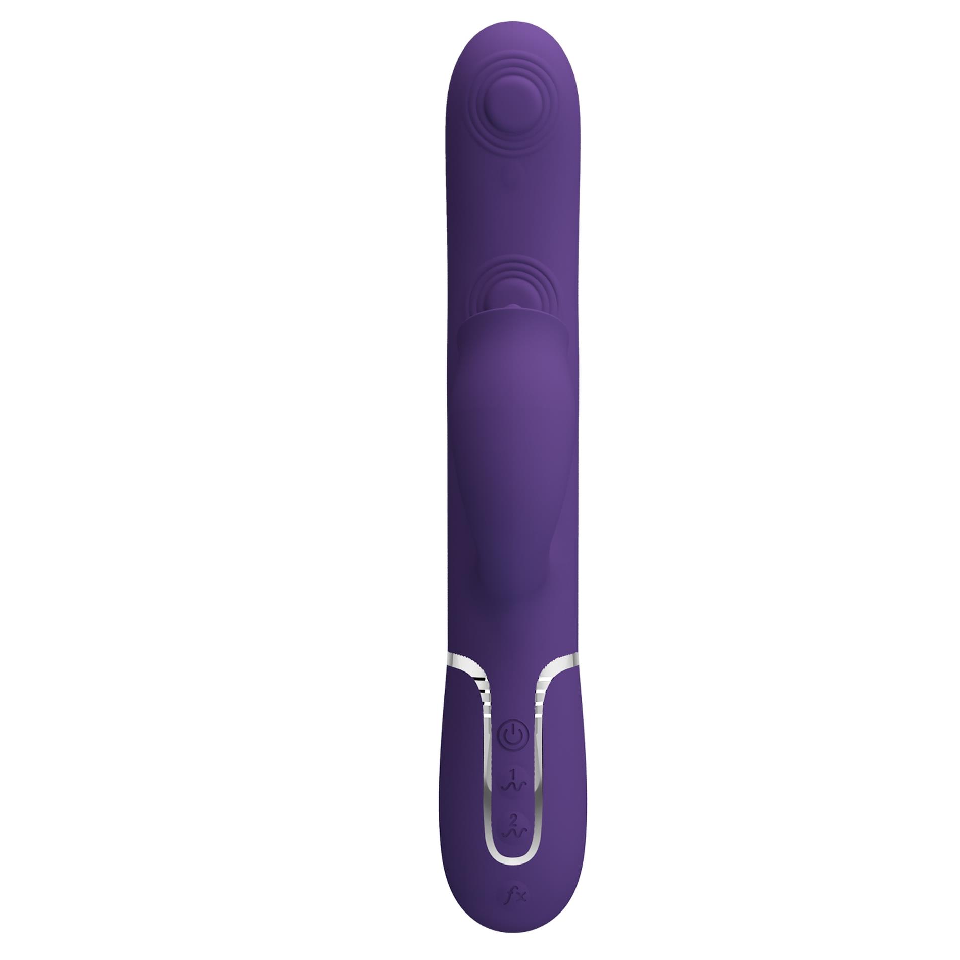 pretty love - gigi dark purple, 7 thumping functions 7 licking modes