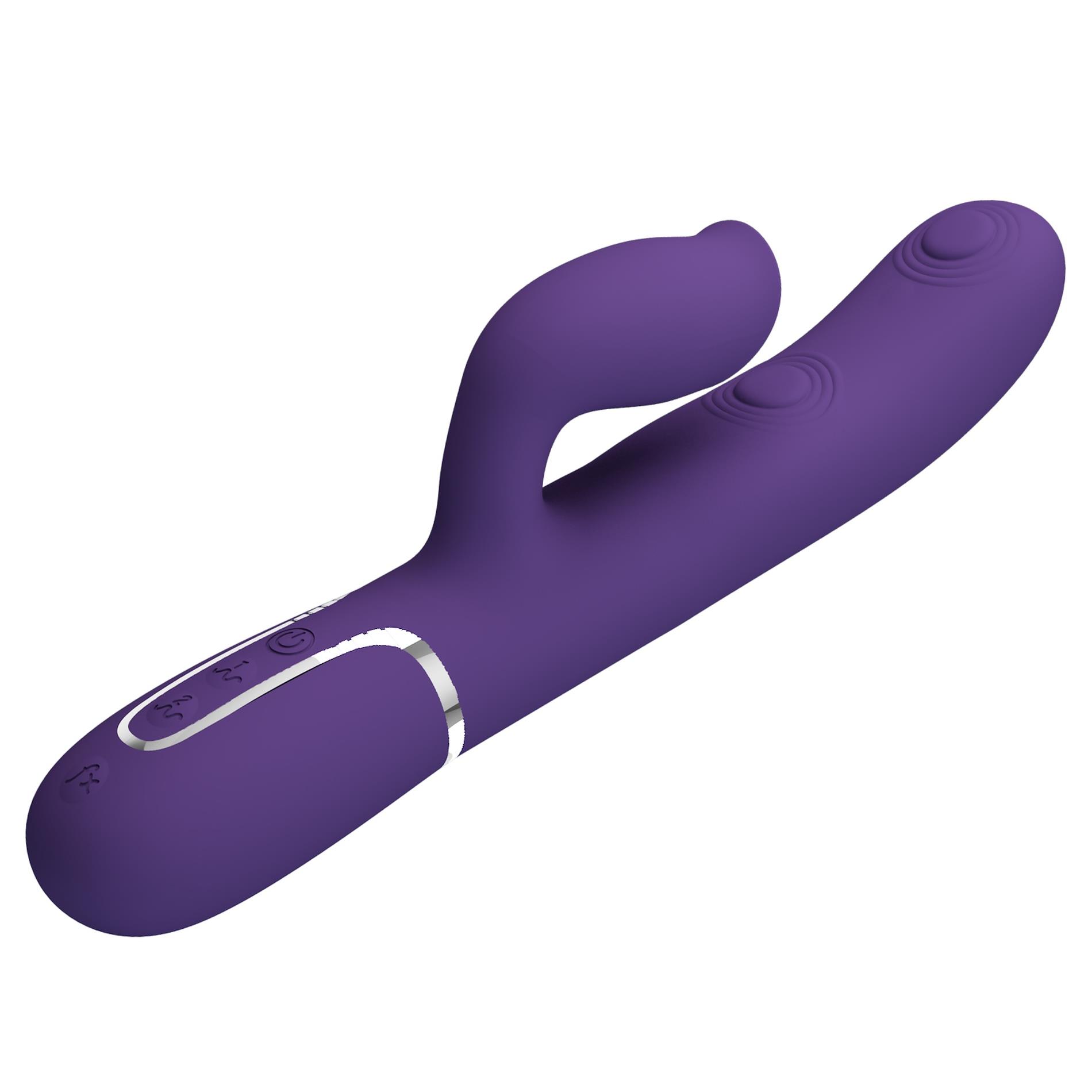 pretty love - gigi dark purple, 7 thumping functions 7 licking modes