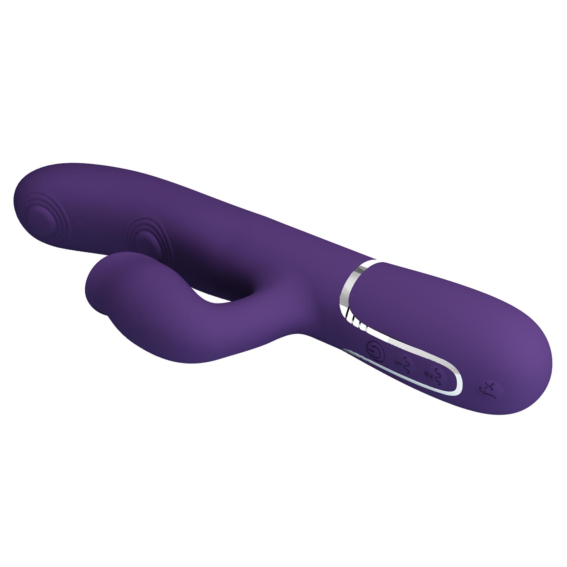 pretty love - gigi dark purple, 7 thumping functions 7 licking modes