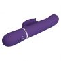 Wibrator króliczek Pretty Love Gigi fioletowy silikonowy USB - 9