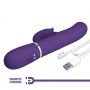 Wibrator króliczek Pretty Love Gigi fioletowy silikonowy USB - 12