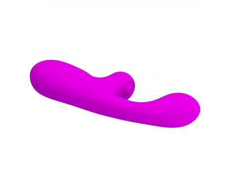 Wibrator króliczek Pretty Love Skylar fioletowy silikonowy USB - 6