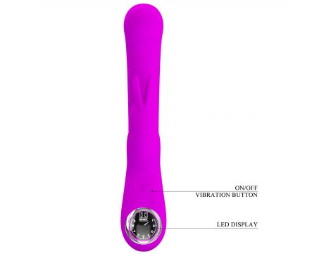 Wibrator króliczek Pretty Love Skylar fioletowy silikonowy USB - 8