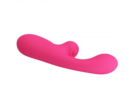 Wibrator króliczek Pretty Love Skylar silikonowy różowy USB - 6