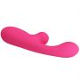 Wibrator króliczek Pretty Love Skylar silikonowy różowy USB - 7