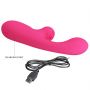 Wibrator króliczek Pretty Love Skylar silikonowy różowy USB - 10