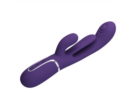 Wibrator króliczek Pretty Love Shonia ciemnofioletowy silikonowy 7 trybów - 3