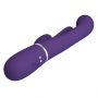 Wibrator króliczek Pretty Love Shonia ciemnofioletowy silikonowy 7 trybów - 7