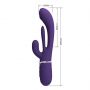 Wibrator króliczek Pretty Love Shonia ciemnofioletowy silikonowy 7 trybów - 8