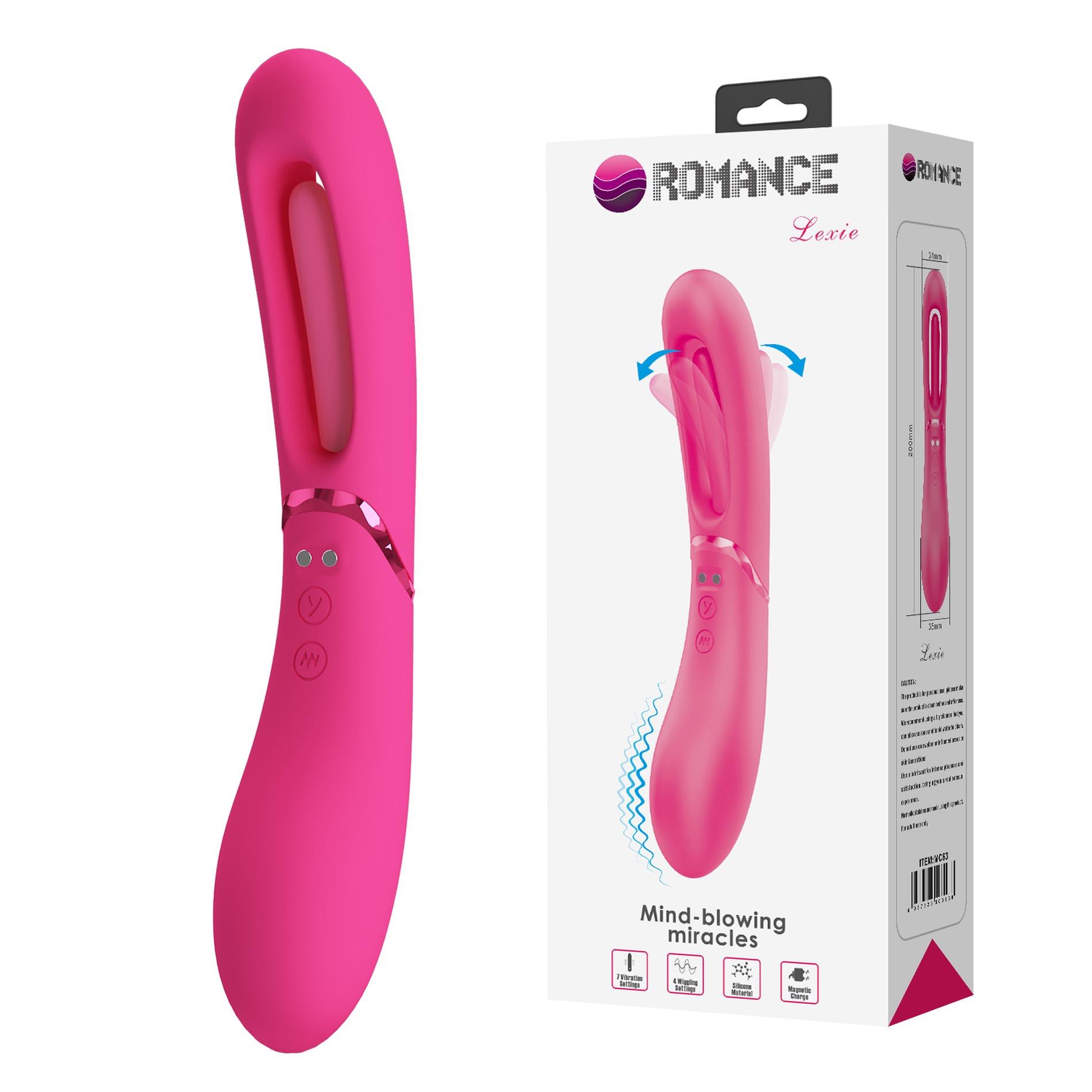 Romance - Lexie, 7 Vibration Functions, 4 Wiggling Settings