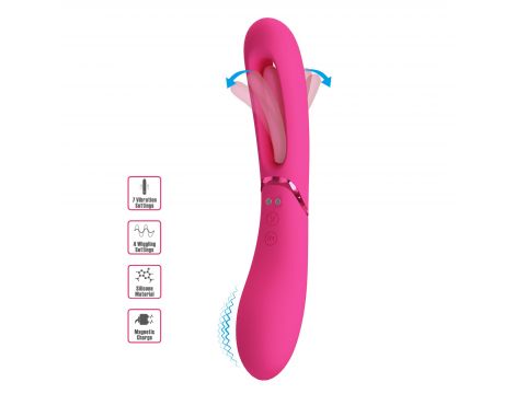 Wibrator punktu G Romance Lexie 7 wibracji 4 kołysania USB - 3