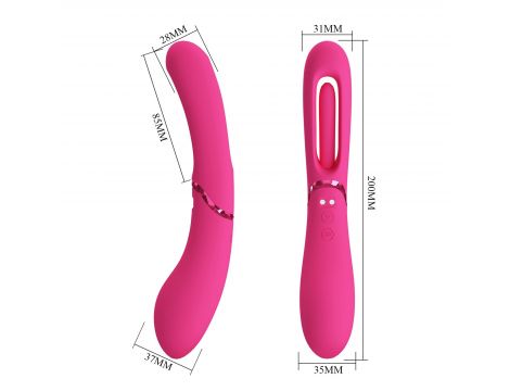 Wibrator punktu G Romance Lexie 7 wibracji 4 kołysania USB - 8