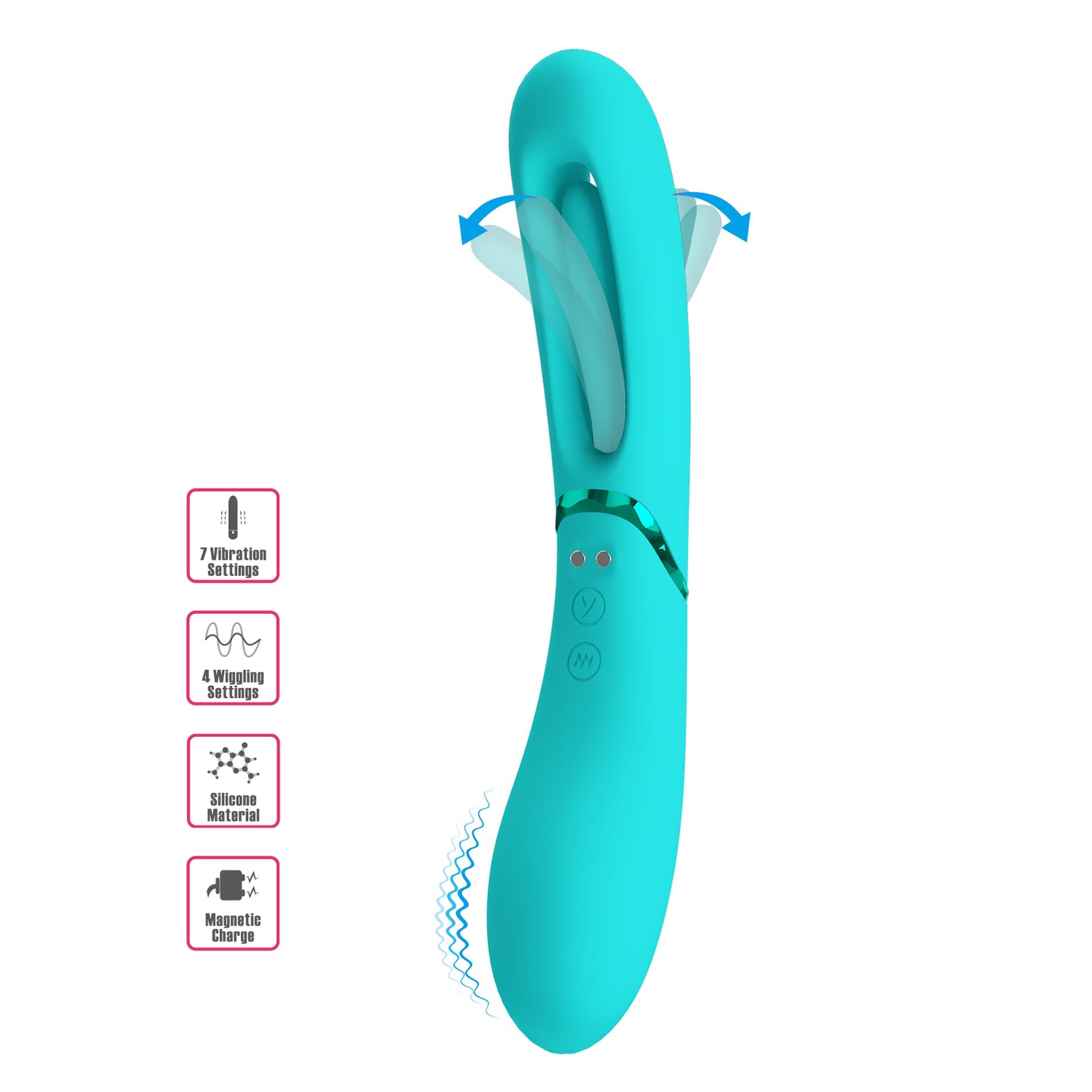 Romance - Lexie 7 Vibration Functions, 4 Wiggling Settings