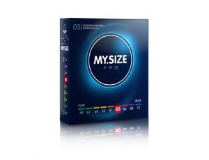 Prezerwatywy cienkie MY.SIZE PRO 60 mm XL wegańskie 3 szt
