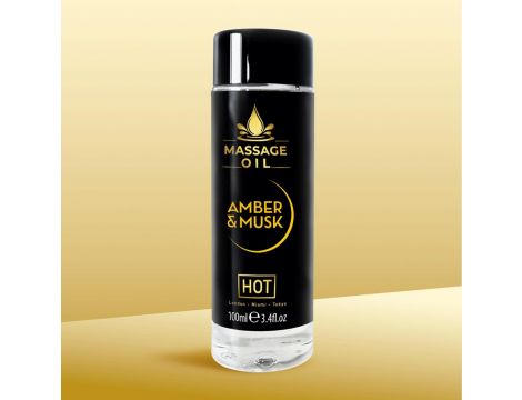 Olejek do masażu Hot bursztynowe piżmo 100 ml - 2