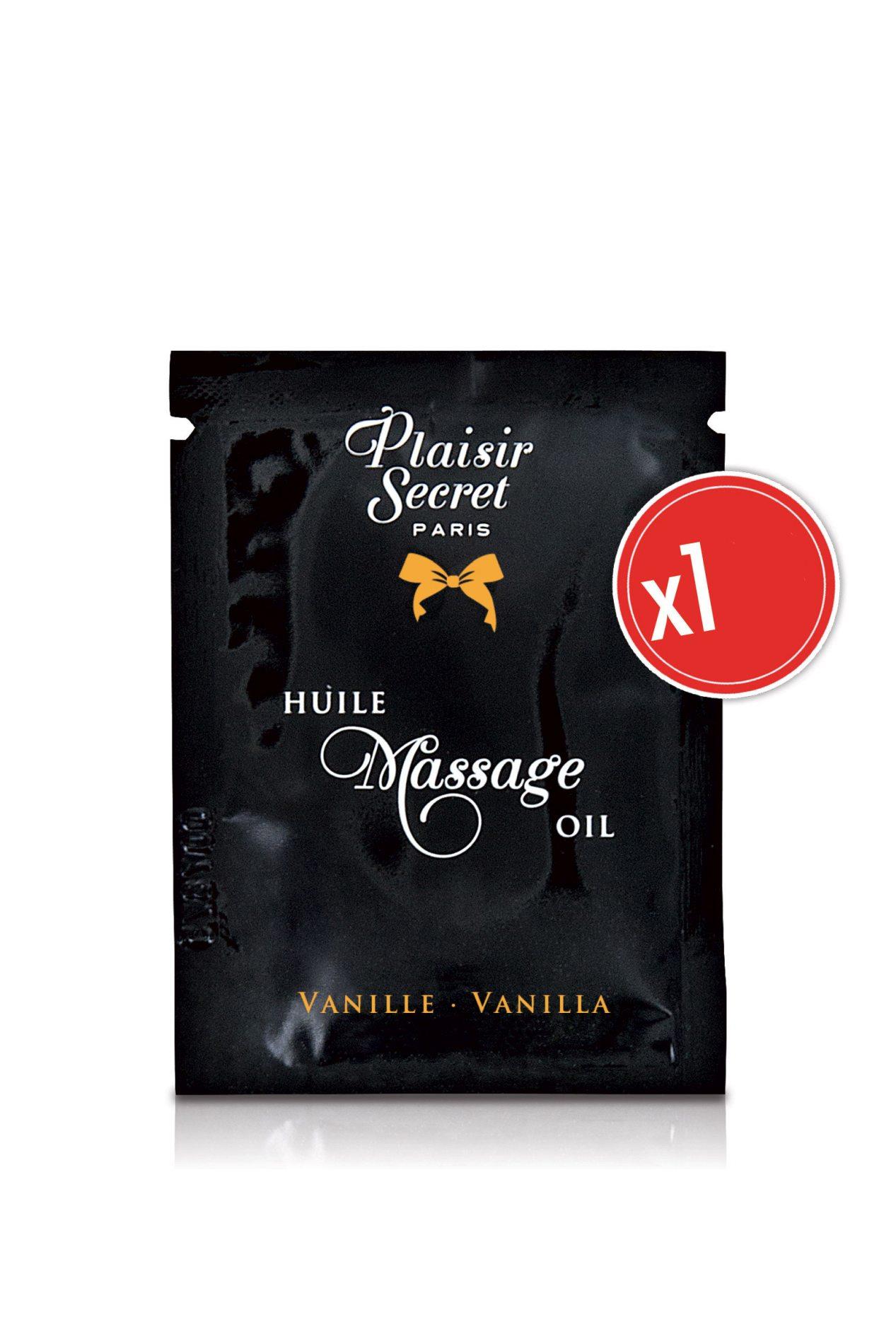 Olejek do masażu waniliowy Secret Pleasure saszetka 3ml