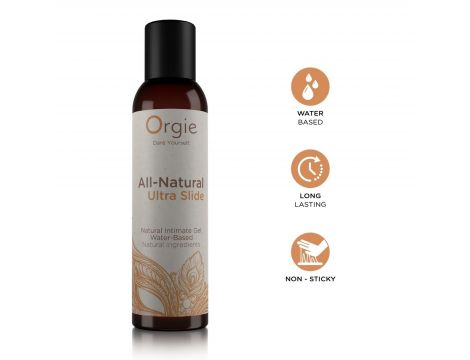 Lubrykant naturalny ultrapoślizgowy Orgie na bazie wody 150 ml - 2