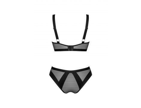 Komplet bielizny Chic Amoria Obsessive czarny XL 2XL - 3