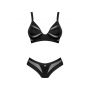 Komplet bielizny Chic Amoria Obsessive czarny XL 2XL - 2