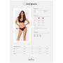 Komplet bielizny Chic Amoria Obsessive czarny XL 2XL - 7