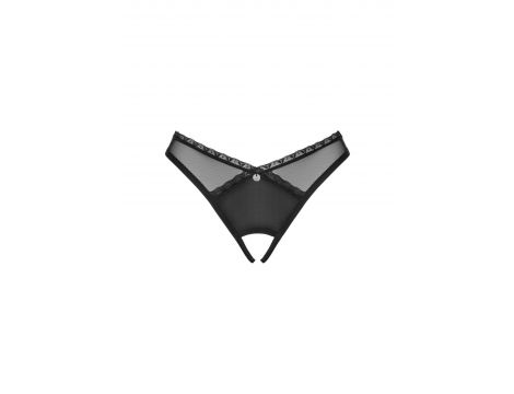 Stringi otwarte Latinesa Obsessive czarne XL 2XL - 5