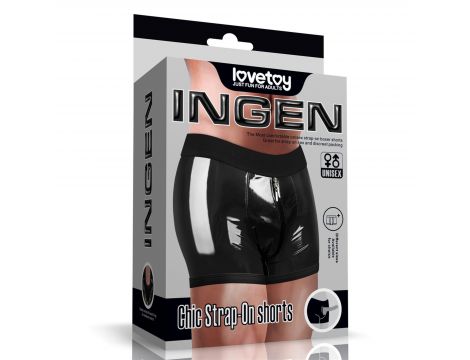 Chic Strap-On shorts (36 - 39 inch waist) Black - 24