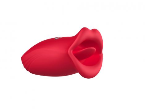 Stymulator łechtaczki z języczkiem B Series Cute czerwony USB - 4