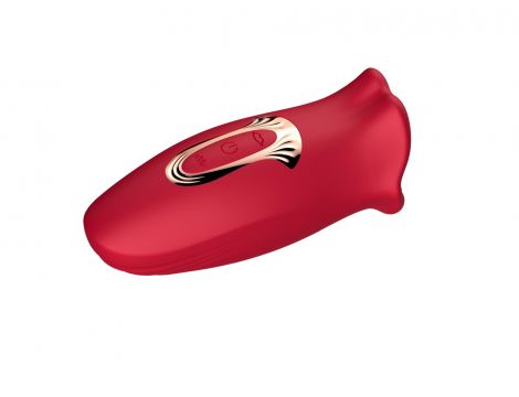 Stymulator łechtaczki z języczkiem B Series Cute czerwony USB - 6