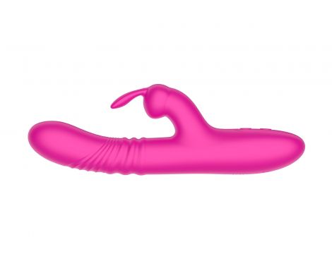 Wibrator króliczek B Series Cute silikonowy różowy USB wodoodporny - 3