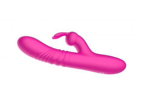 Wibrator króliczek B Series Cute silikonowy różowy USB wodoodporny - 2