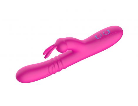 Wibrator króliczek B Series Cute silikonowy różowy USB wodoodporny - 4