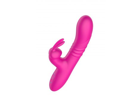 Wibrator króliczek B Series Cute silikonowy różowy USB wodoodporny - 9