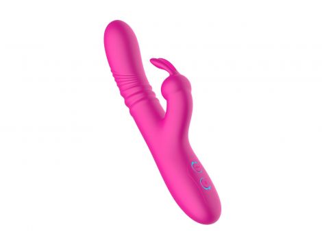 Wibrator króliczek B Series Cute silikonowy różowy USB wodoodporny - 6