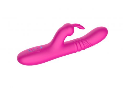 Wibrator króliczek B Series Cute silikonowy różowy USB wodoodporny - 12