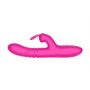 Wibrator króliczek B Series Cute silikonowy różowy USB wodoodporny - 4