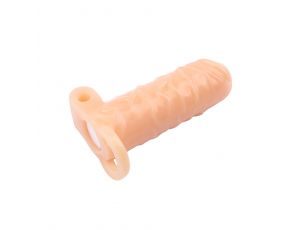 Wibrująca przedłużka realistyczna Super Me 14 cm