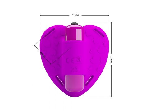 Stymulator łechtaczki Pretty Love Heartbeat 10 wibracji - 6