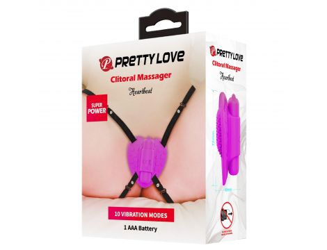 Stymulator łechtaczki Pretty Love Heartbeat 10 wibracji - 7