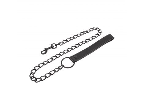 Smycz BDSM z łańcuchem metalowym Fierce Euphoria 80 cm - 3