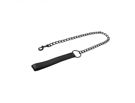 Smycz BDSM z łańcuchem metalowym Fierce Euphoria 80 cm - 2